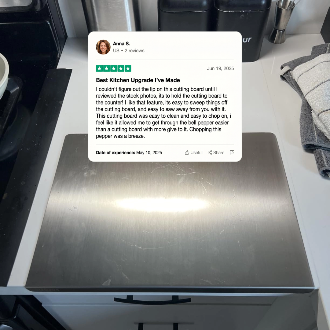 Symurix™ Stainless Steel Cutting Board