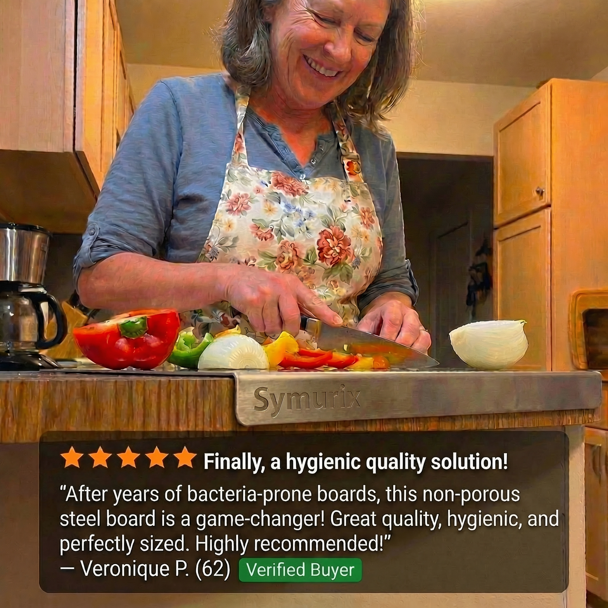 Symurix™ Stainless Steel Cutting Board