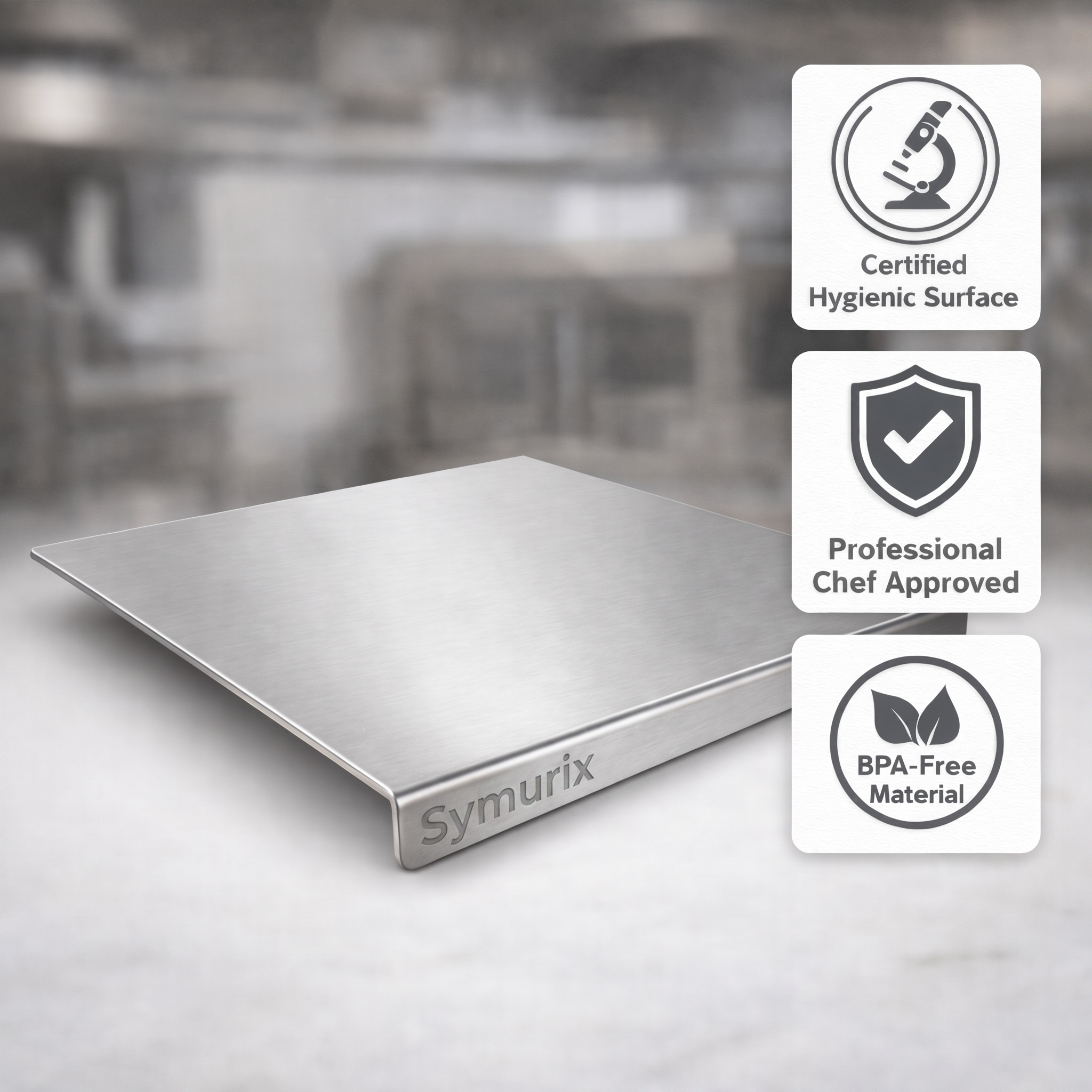 Symurix™ Stainless Steel Cutting Board