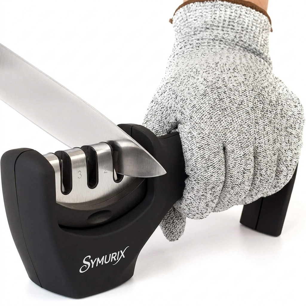 Symurix™ Pro Edge - 3-Stage Professional Knife Sharpening System