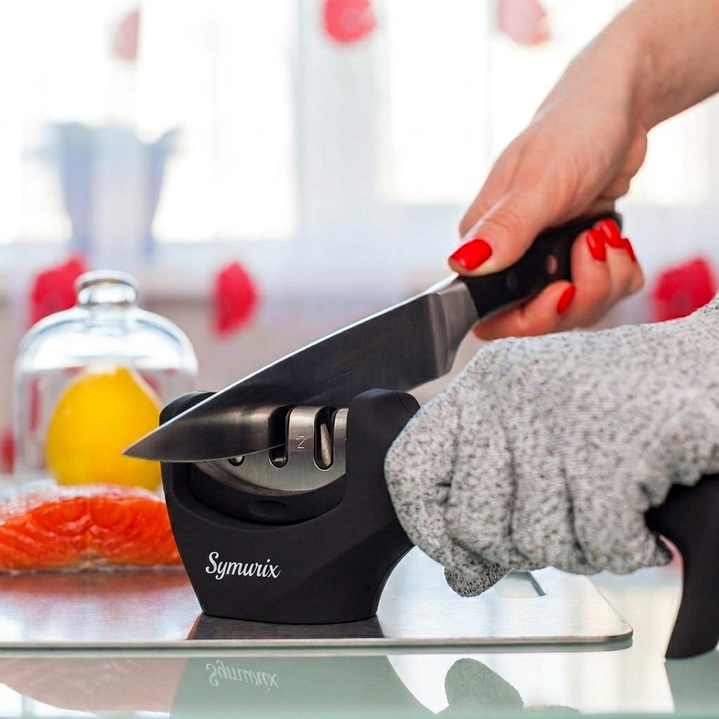 Symurix™ Pro Edge - 3-Stage Professional Knife Sharpening System