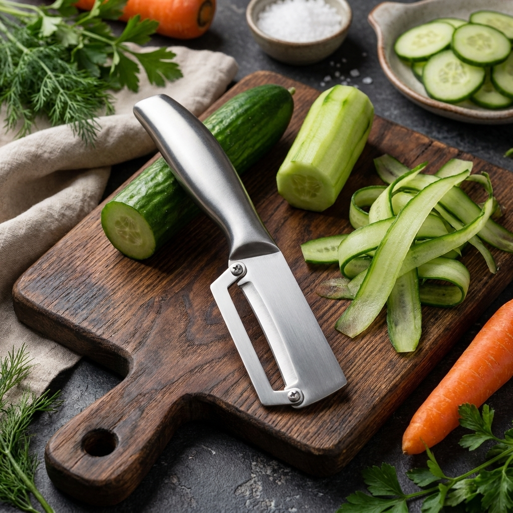 Symurix™ Pro Peel 2 Pack - 3-in-1 Stainless Steel Knife, Vegetable Peeler & Bottle Opener