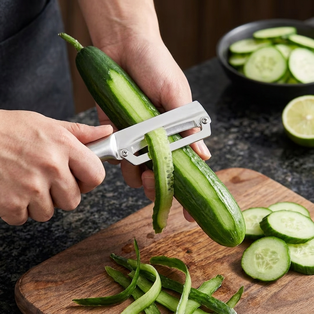 Symurix™ Pro Peel - 3-in-1 Stainless Steel Knife, Vegetable Peeler & Bottle Opener